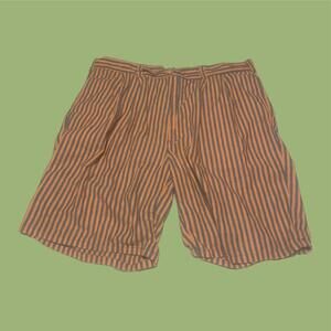 Women's Orange and Brown Shorts